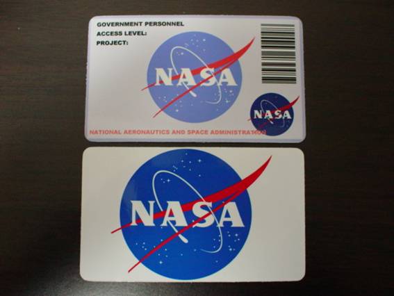 NASA アメリカ航空宇宙局 映画 ドラマシリーズ ID カード グッズ